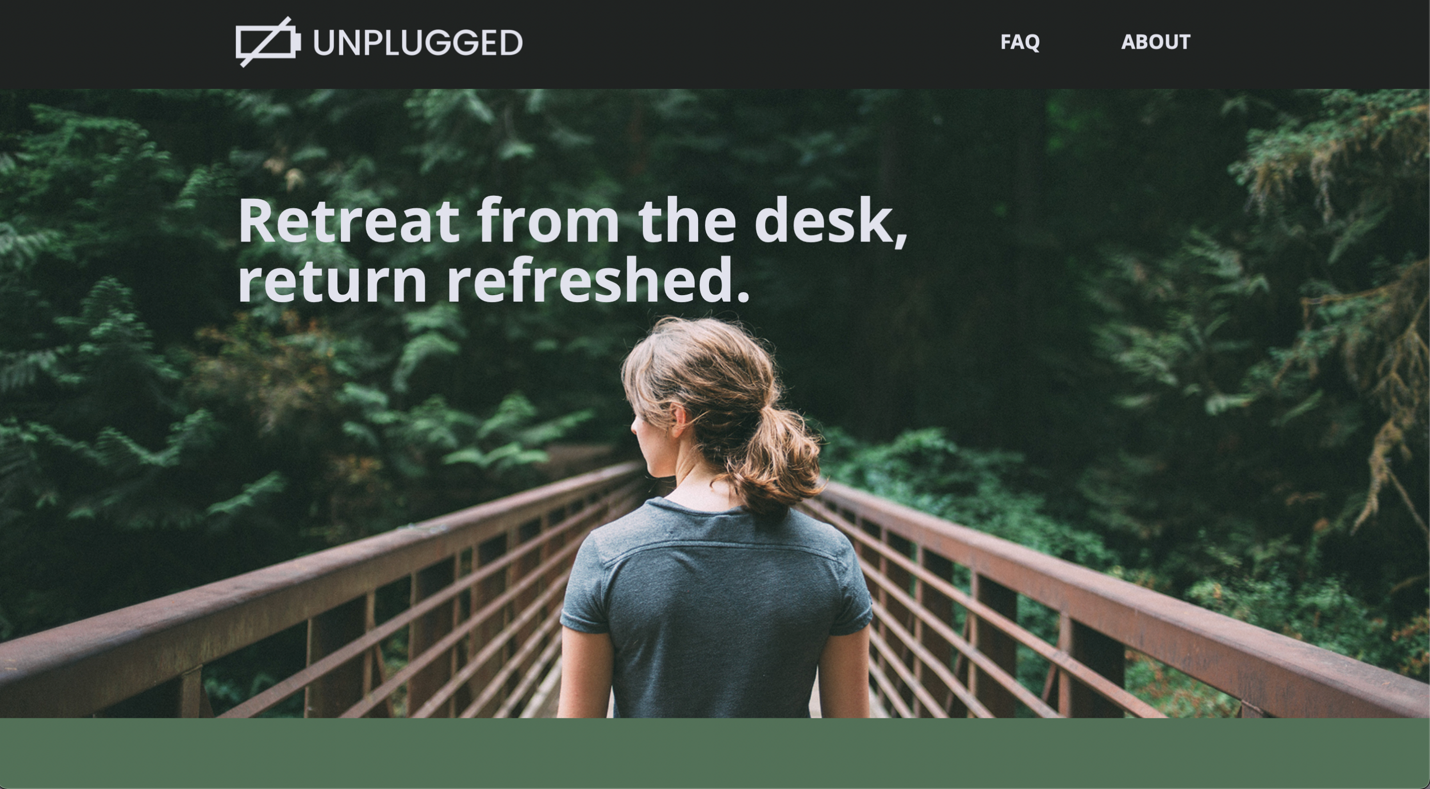 Unplugged Responsive Website